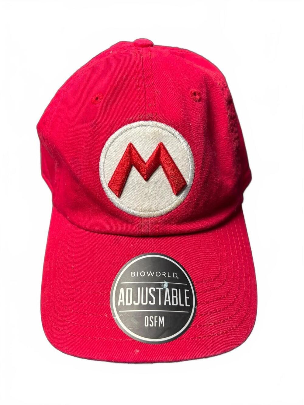 Bioworld Super Mario Red Adjustable Baseball Cap